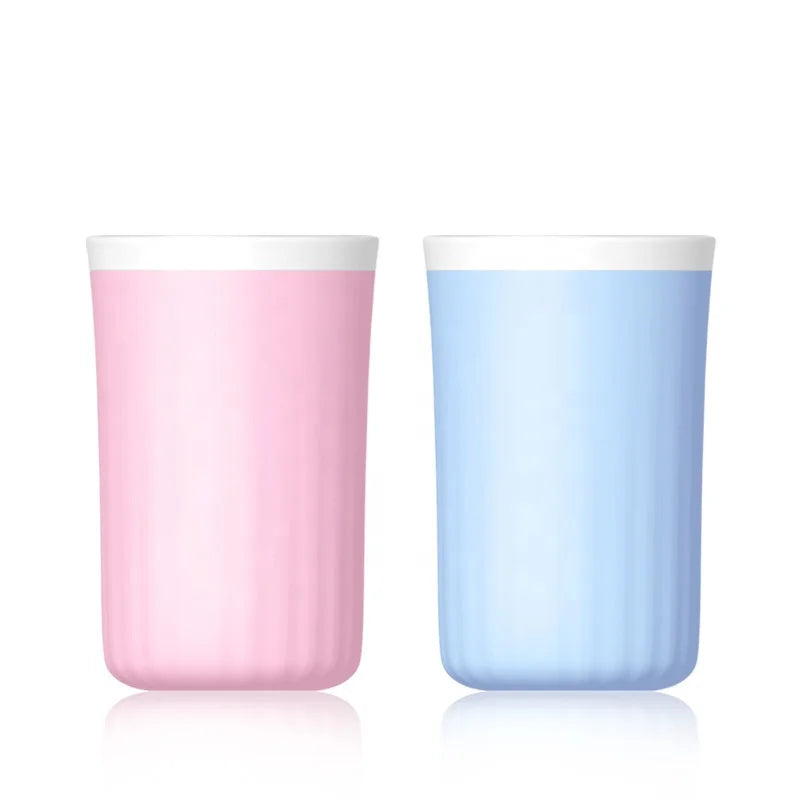 Customized High Quality Pet Washing Brushes Dog Feet Clean Portable Dog Paw Cleaning Cup-3